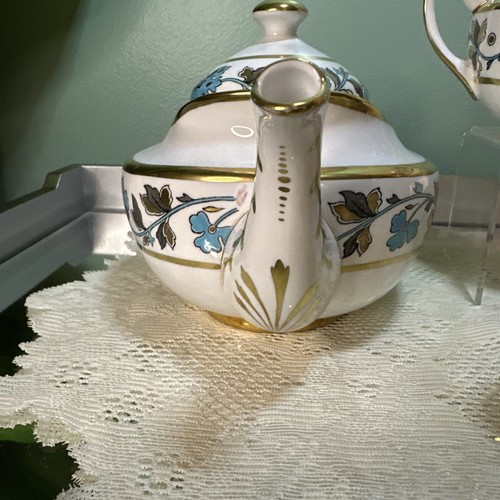 Vintage Copeland Grosvenor England Davenport Teapot w/ Creamer & Sugar Bowl - Picture 5 of 17