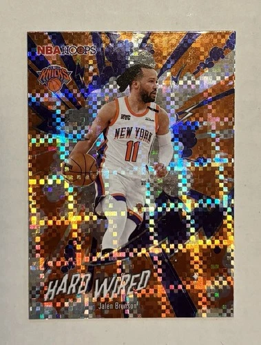 2025-2026 Topps NBA Hoops Hard Wired Light Burst Jalen Brunson HW-5