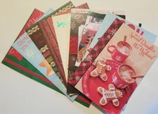 Family Assortment Christmas Greeting Cards Set of 10 Hallmark Cards Variety