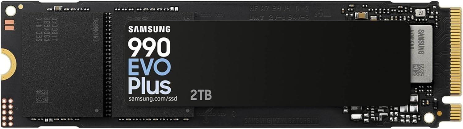SAMSUNG 990 EVO Plus 2 ТБ PCIe M.2 2280 Внутренний твердотельный накопитель MZ-V9S2T0B/AM