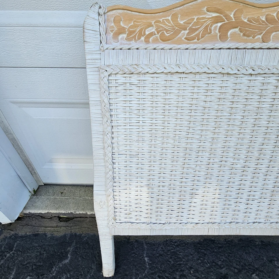 Pier 1 Imports Ratán Pie Completo Y Rieles Mimbre Colección Jamaica  Foto 4 de 4