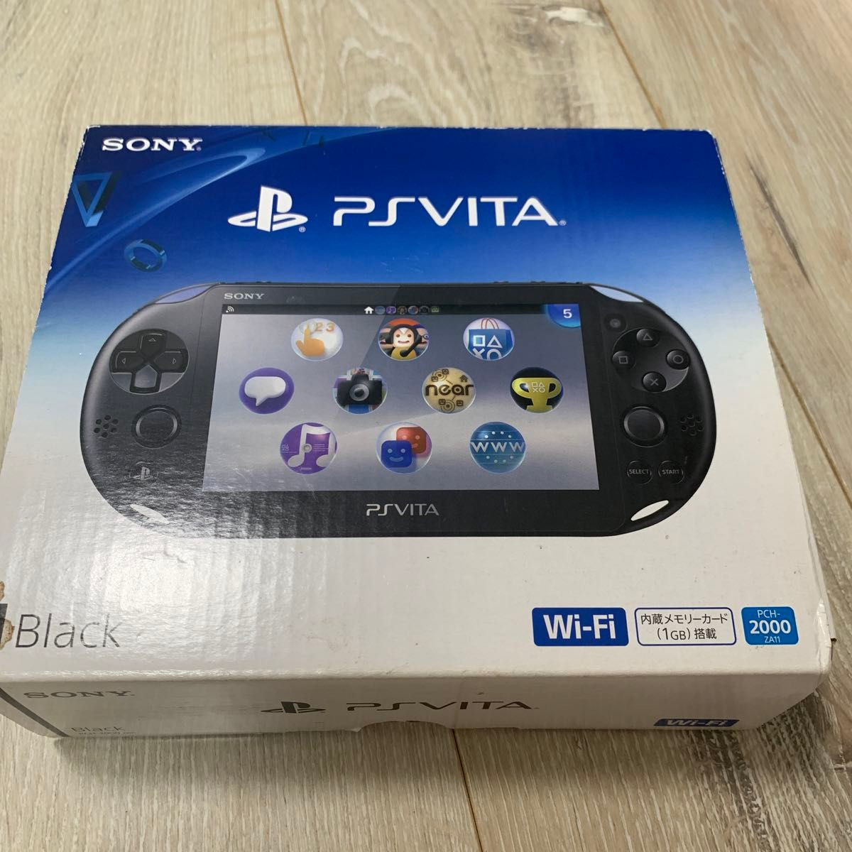 SONY PS Vita Black Console w/Box PCH2000 ZA11 Play Station SONY PS Vita Black Console w/Box PCH2000 ZA11 Play Station