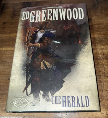 #ad Herald : The Sundering Book VI by Ed Greenwood 2014 HCDJ 1st Edition Printing $18.95