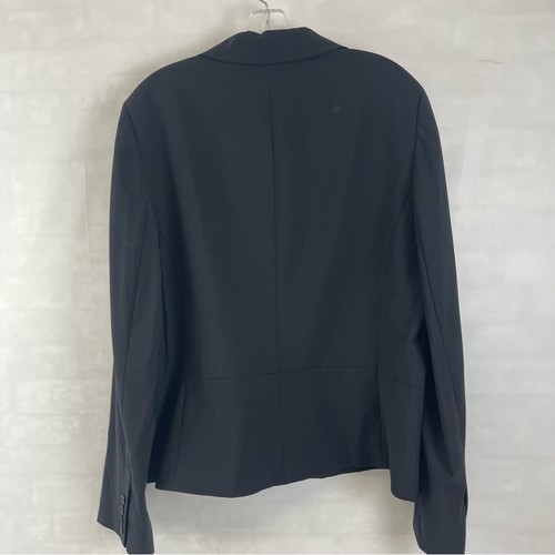 Giacca blazer donna Talbots 16L nero misto lana due bottoni nuova con etichetta - Foto 9 di 13