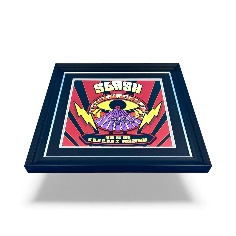 Slash SIGNED Framed Album Cover Photo & COA Guns N' Roses Music Autograph Poster - Image 4 of 4