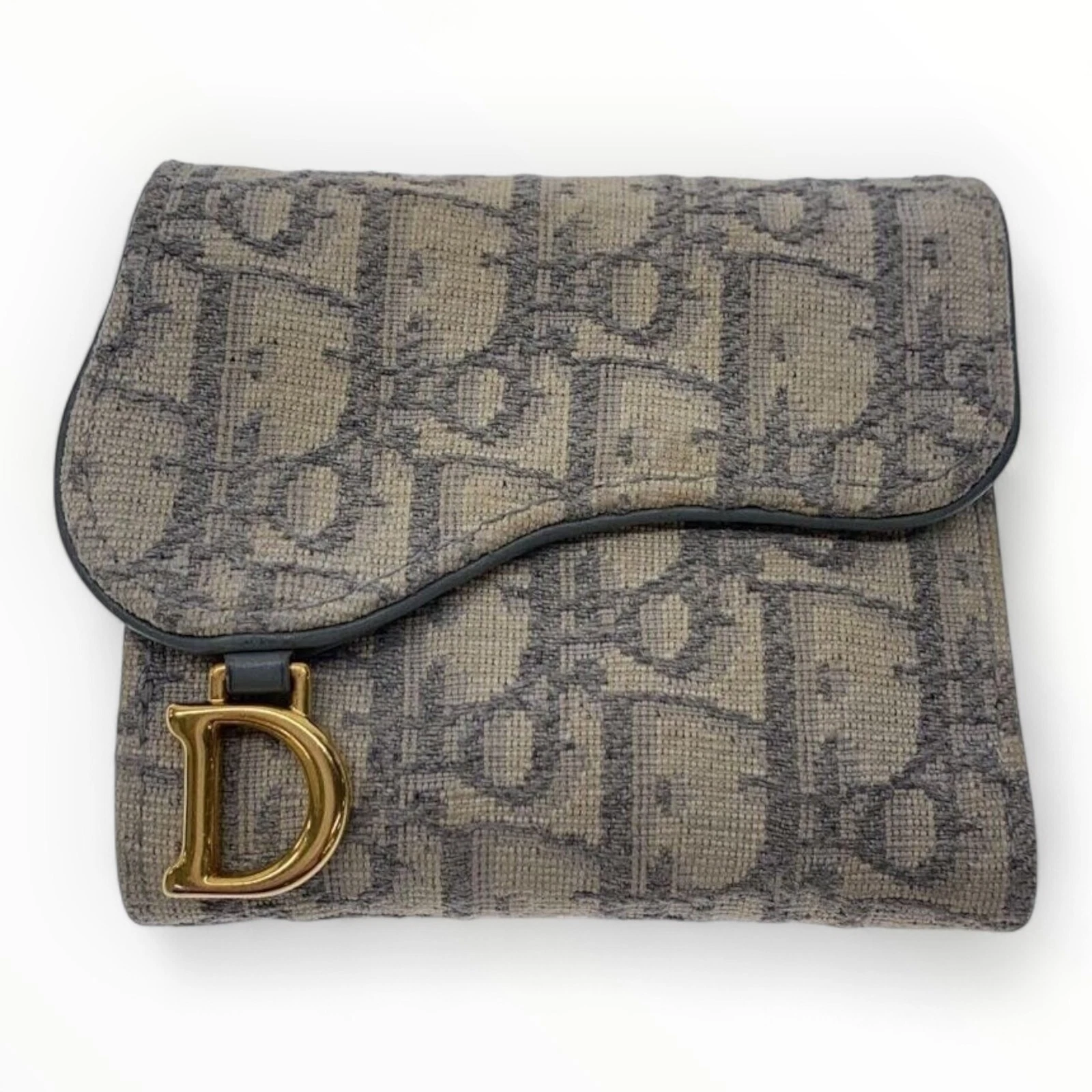 Christian Dior Portefeuille Tri Fold Femme 41 MA 0222 Lotus Wallet Trotter 5087
