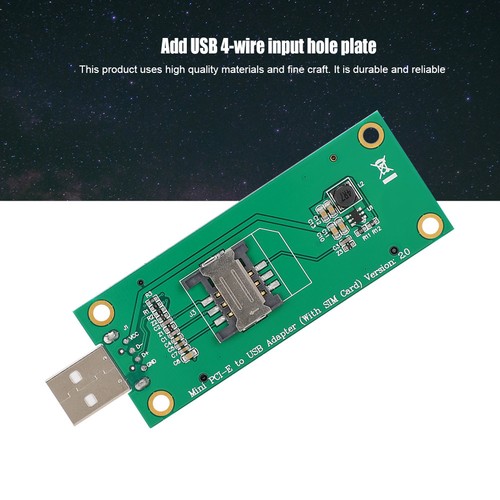 Mini PCI-E To USB Riser Card For WWAN Test Adapter Card 3G/4G Module With SIM Ca - Picture 6 of 7