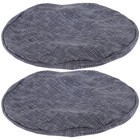 2pcs Stuhlabdeckungen runden elastischen Stuhlabdeckungen dehnbar waschbarer