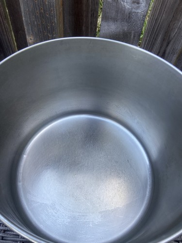 Revere Ware Pentola Stock 16 Qt Fondo Rame Acciaio Inox con Coperchio Roma NY USA 79 - Foto 18 di 24