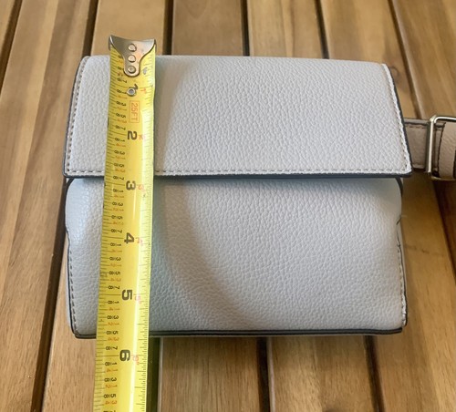 NWOT New Off White Charcoal Trim French Connection Fanny Pack Bag HTF - Picture 10 of 11