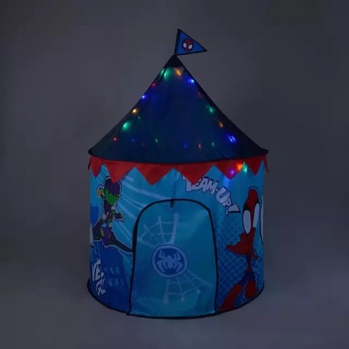 NEW Marvel Spider-Man and His Amazing Friends Spidey Light Up Tent Kids Fun AUS - Picture 7 of 9
