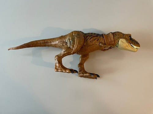 Jurassic World Extreme Battle Damage T-Rex FLN79 Mattel 2017 Dinosaur - Picture 3 of 7