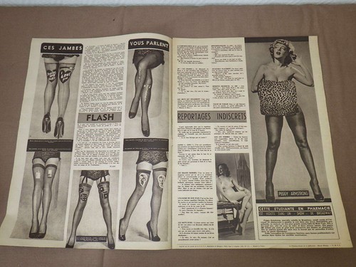 Revue FLASH Pin-Up PINUP Year 1950 No. 17 Sandra Dorne Anne Baxter - Picture 3 of 4
