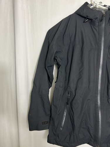 LL Bean Womens Weather Challenger Jacket XL Black Outer Shell Only Waterproof - Picture 2 of 16