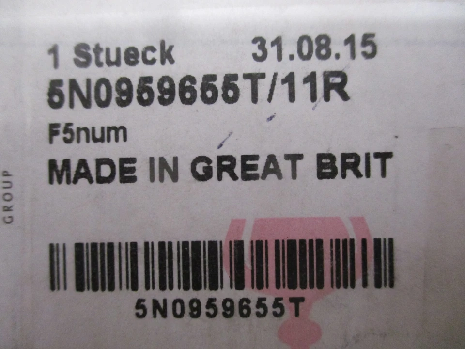 VW Tiguan MK1 Typ 5N Steuergerät Airbag Airbagsteuergerät TRW NEU original VAG - Bild 2 von 4