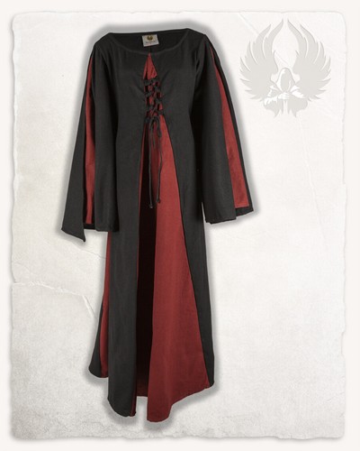 Jasione Kleid schwarz/bordeaux - Bild 3 von 5