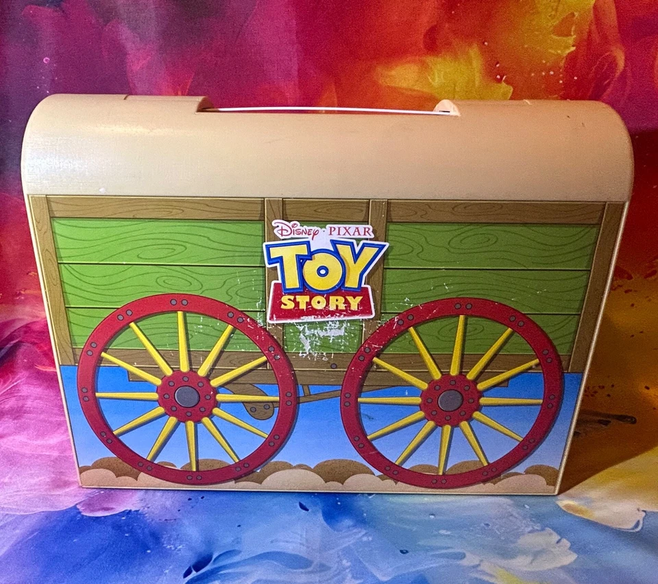 Lote de figuras de Toy Story de Disney Pixar vagón plegable juego Woody Jessie Buzz Hamm Foto 2 de 4