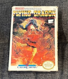 Flying Dragon The Secret Scroll Nintendo NES ~ In Original Box! ~ Fast Shipping!