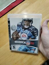Madden NFL 08 (Sony PlayStation 3, 2007) PS3 No Manual Clean Disc