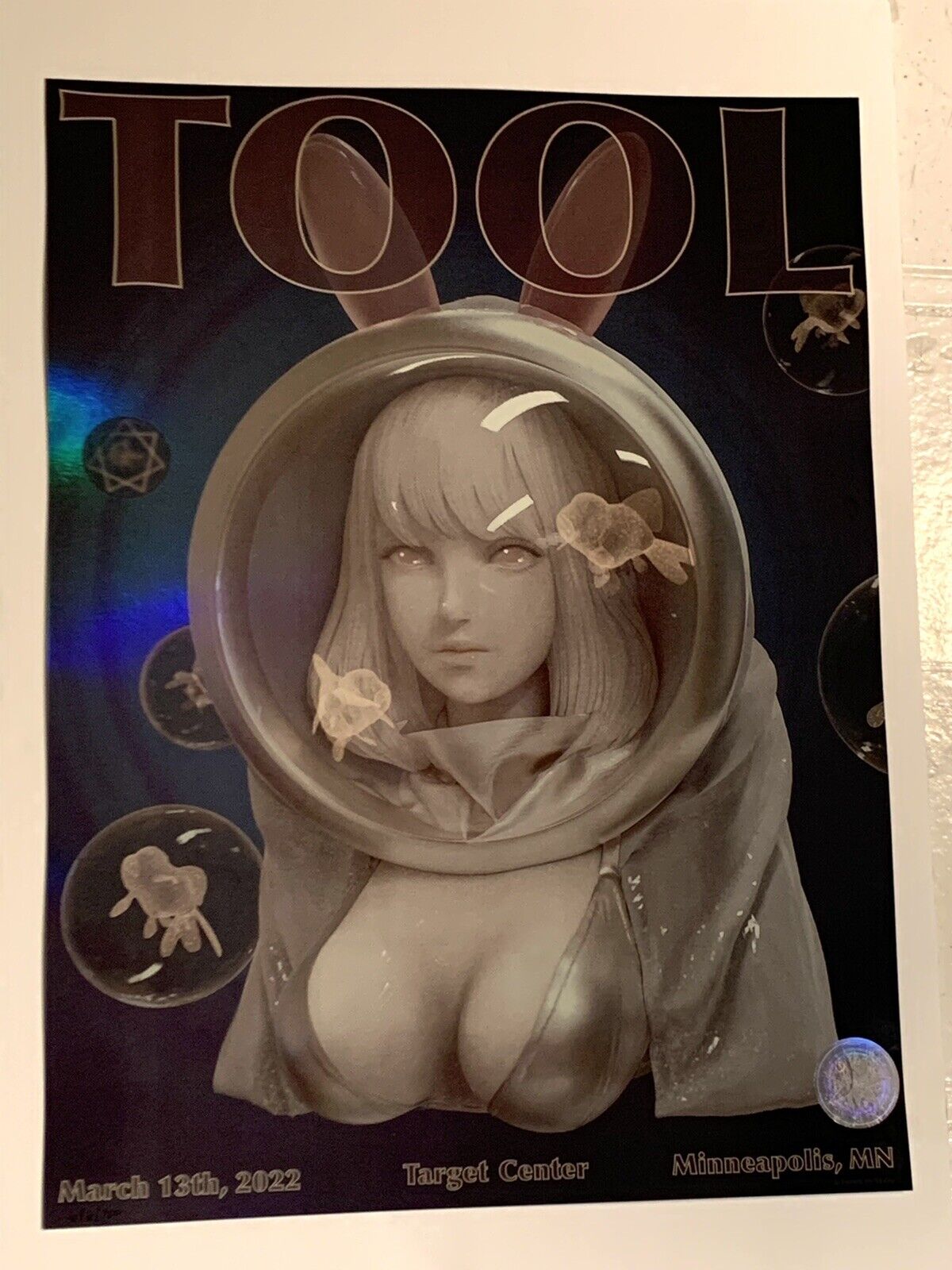 Tool Minneapolis Poster fear inoculum 2022 concert tour. Available Now for 335.00