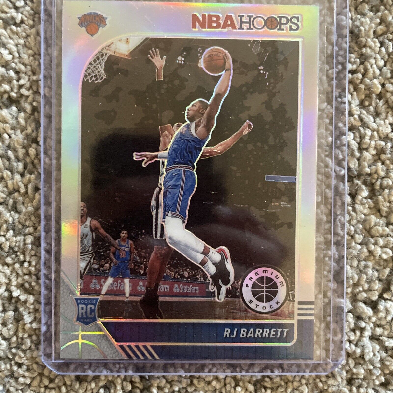 2019-20 Panini NBA Hoops Premium Stock - Silver Prizm #201 RJ Barrett (RC)