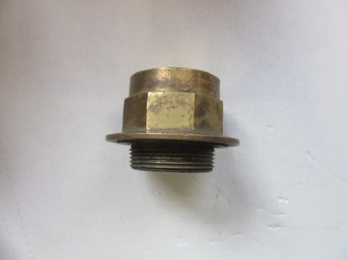 Vintage Antique Barbe a Gondrecourt Brass Hubcap Grease Cap - Foto 3 di 5