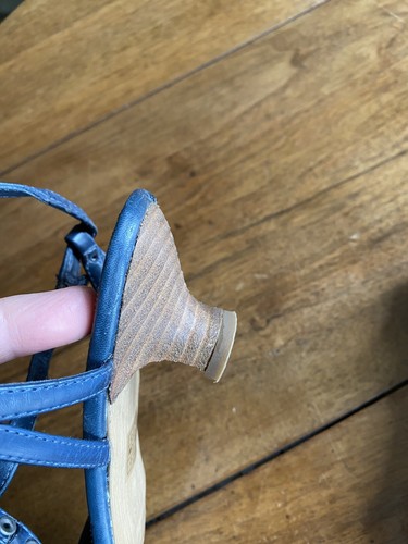 Sprit Navy Blue Sandals/Strappy Shoes Size 6.5 UK - Picture 5 of 5