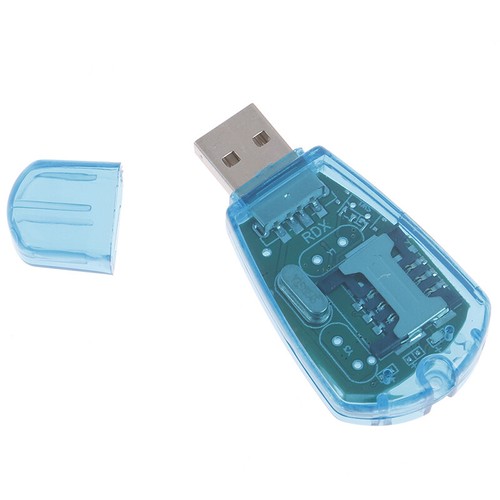 USB SIM Card Reader Copy/Cloner Kit SIM Card Reader GSM CDMA SMS Backup + Z1BZ8 - Photo 7 sur 11
