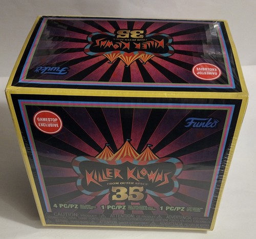 Killer Klowns from Outer Space 35th Anniversary Funko Black Light Pop Figure Set - Foto 3 di 6