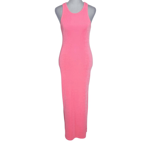 Olivaceous Hot Pink Sleeveless Bodycon Maxi Dress Size Medium - 第 1/9 張圖片