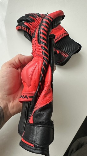 Macna Ultraxx Motorcycle Leather Sport Gloves Red / Black Size M Medium - Bild 7 von 17
