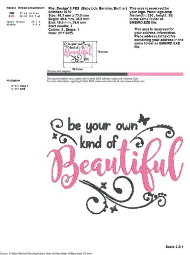CITAS INSPIRADORAS MOTIVACIONALES MÁQUINA DE BORDAR DISEÑOS PES HUS JEF USB - Imagen 24 de 24