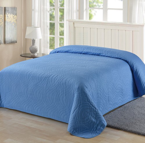 Bedspread Coverlet Microfiber cushioncover pillowcase Quilt Padded - Picture 2 of 22
