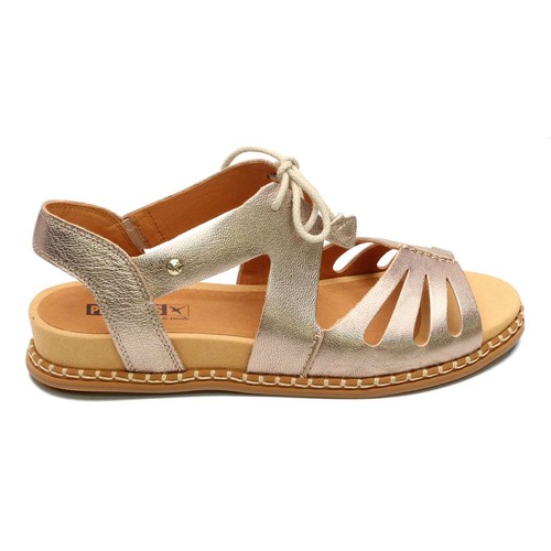 NEW Pikolinos Womens Summer Shoes Marazul Open Toe Flat Leather Lace-Up Sandals - Picture 19 of 24