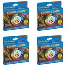 Lot of (4) Enviro-Log Color-Flame, add Color to Firelog or Wood Fires, 3 Pack