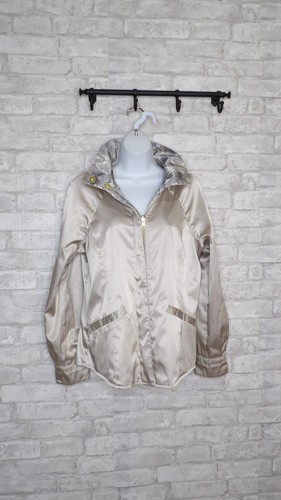 Chico's Zenergy Snakeskin Full Zip Reversible Jacket Shinny Size 0 Small / 4 - Picture 13 of 19