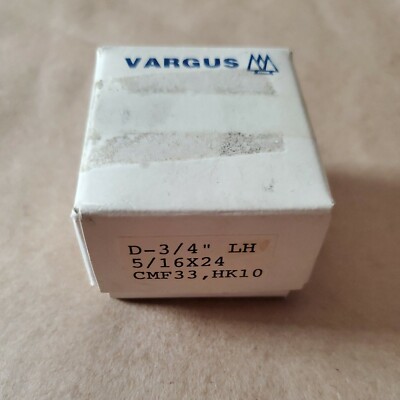 Vargus 5/16-24 UNF Thread, Left Hand HSS Chaser Geometric 3/4 D, DS, DJ, DD
