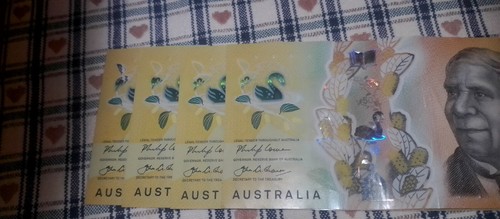 Rare FIRST AA Prefix with MISTAKE Print 2018 $50 Dollar Banknote Circ - Picture 2 of 2