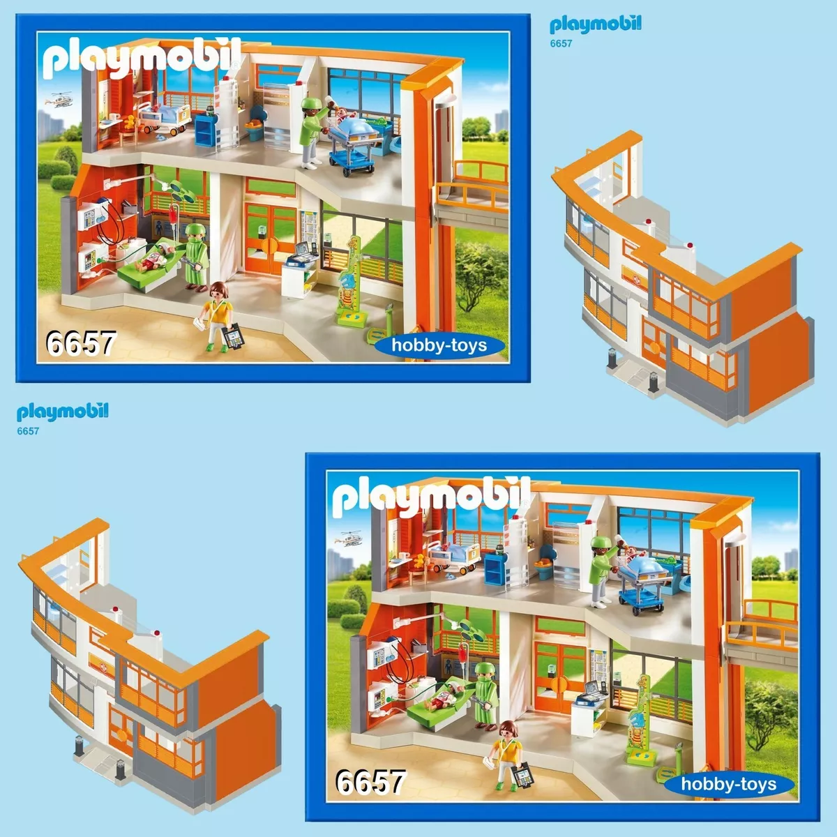 PLAYMOBIL * 6657 6660 6443 6444 6445 * HOSPITAL / CLINIC * SPARE PARTS  SERVICE *