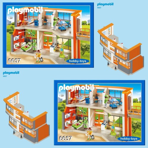 PLAYMOBIL * 6657 OSPEDALE * 6660 6443 6444 6445 6446 * SERVIZIO RICAMBI * - Foto 1 di 144