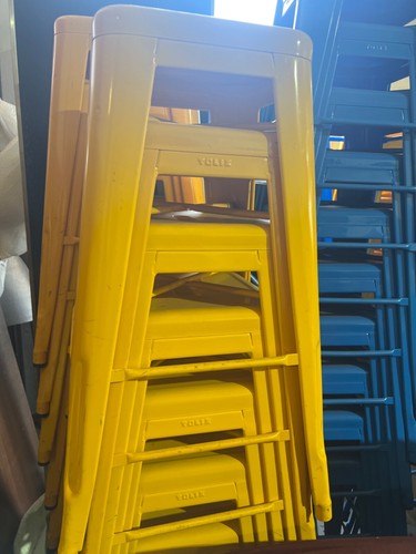 Tolix Stool in Yellow - Picture 7 of 7