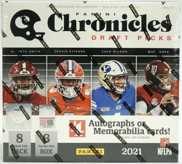 Panini Chronicles Draft Picks 2021 Collegiate Football Hobby Box