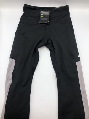 Nike Women's Size XS Dri-Fit Pocket Training Cropped Exercise Pants BV4605  New | eBay