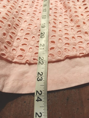 Girls Iris & Ivy Kids Eyelet Overlay Dress Sz 5 Pink Sleeveless Flowers Ties - Picture 9 of 13