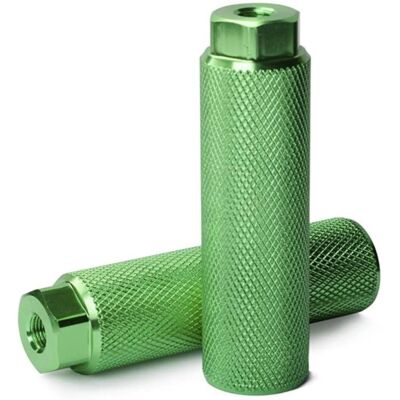 Bike Pegs Aluminum Alloy Anti-Skid Lead Foot Bicycle Pegs Fit 3/8 inch Axles