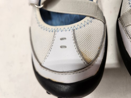 Clarks Privo Mary Jane Sandal Women 6M White Leather Athletic Comfort (sh40) - Picture 9 of 10