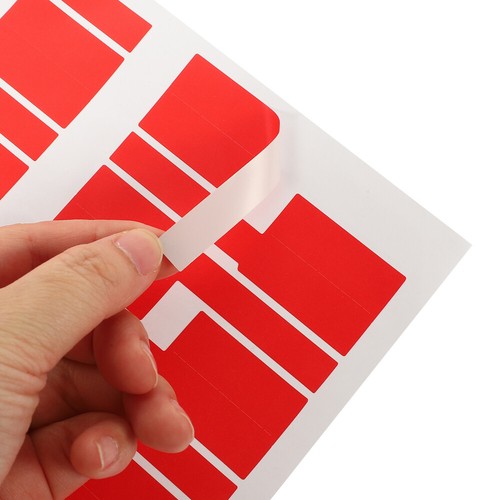 10 Sheets Farbige Aufkleber -Etiketten Büro Ladekabelbezeichnungen - Afbeelding 12 van 12