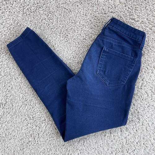 AEROPOSTALE High-Rise Jegging Blue Skinny Jeans Junior 000 Short Stretch Denim