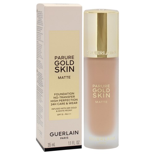Guerlain Parure Gold Skin Matte 24H Wear Foundation SPF 15-2N Neutral - 1.1 oz - Picture 3 of 6