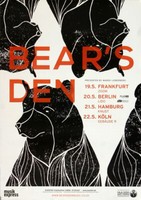 Bear`S Den - Think Of England, Tour 2014 | Konzertplakat | Poster